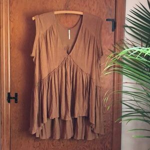 Flowy free people tee